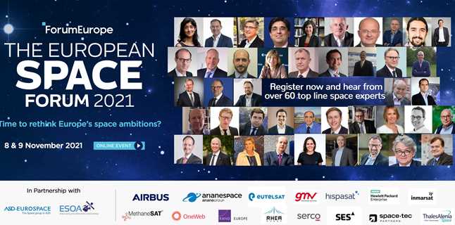 Don't miss the inaugural European Space Forum next week!